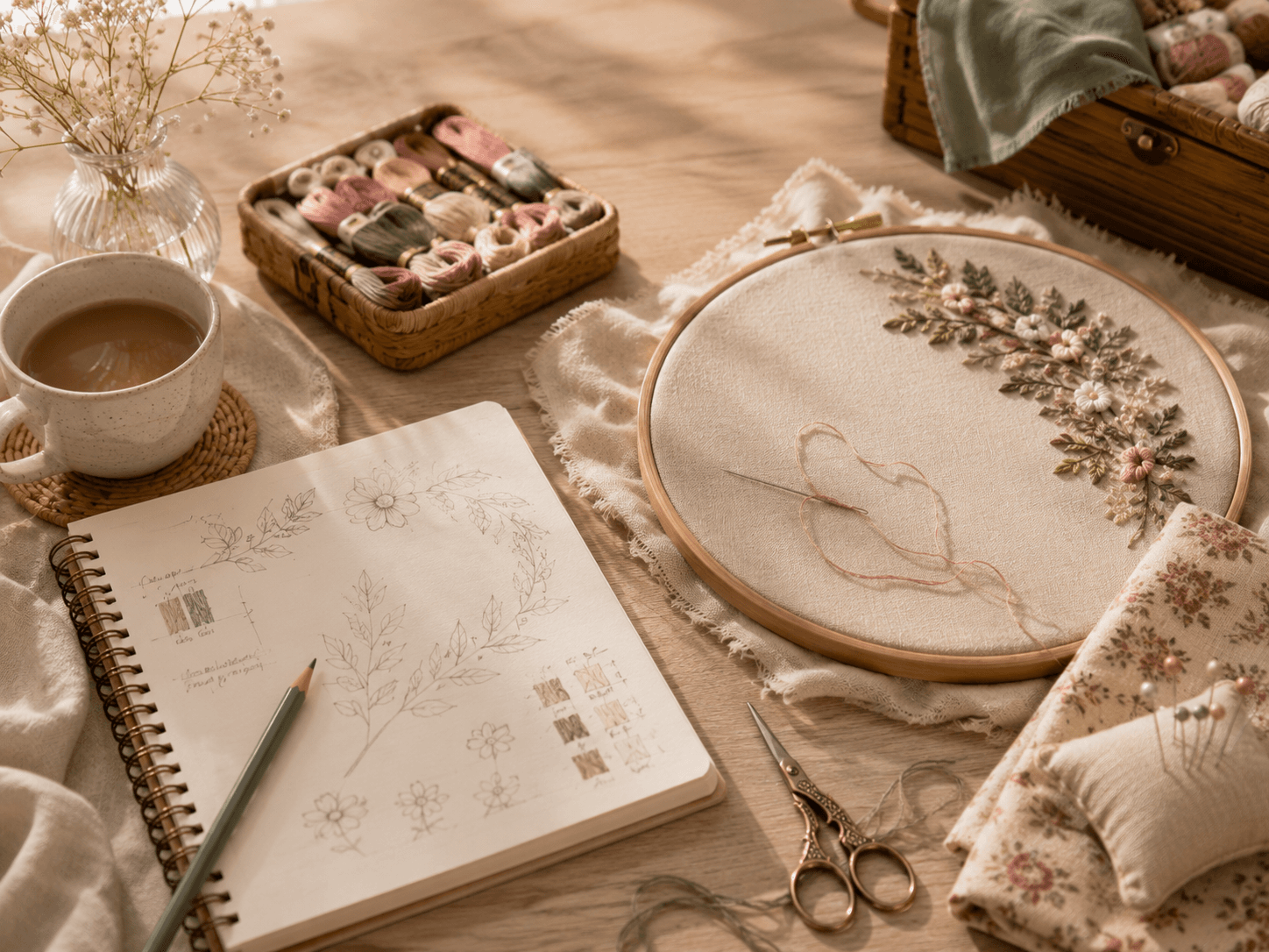 Creative embroidery process