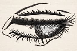 Artistic Eye Embroidery Design | Hand Drawn Line Art (Instant Download) thumbnail 4