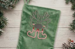 Christmas Bow Embroidery Designs Bundle, Coquette Ribbon Machine Files (Instant Download) thumbnail 4