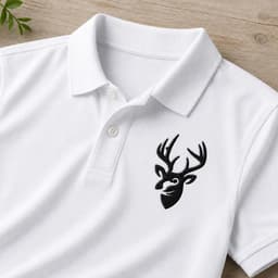 Majestic Deer Head Embroidery Design | Buck Antler Machine Embroidery File | Hunting Wildlife Pattern thumbnail 3